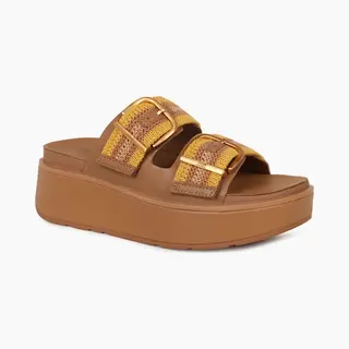 FitFlop Gen-Ff Max Buckle Stripe-Webbing Two-Bar Slides