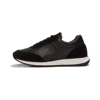 FitFlop Retro-Q Ff Metallic-Fabric/Suede Sneakers Dames Sneakers - Zwart