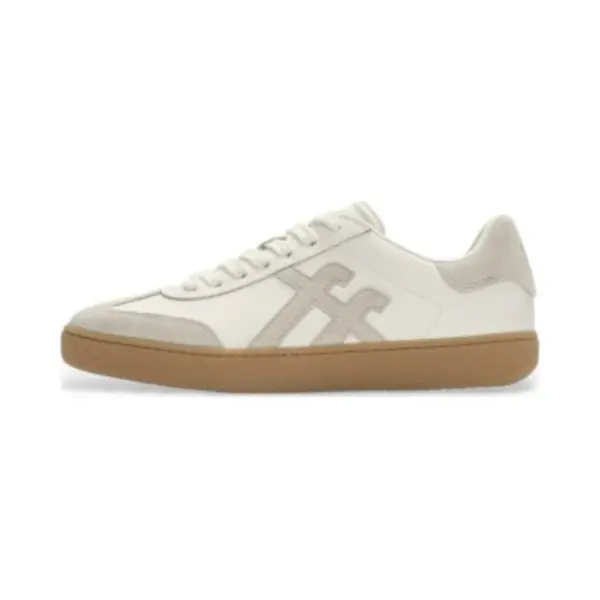 Fitflop For Man. A6E-646 The Dash White Leather Trainers (42), Flat, Laces, Casual thumbnail