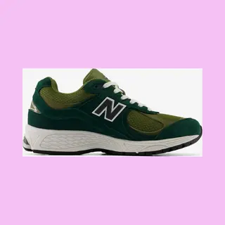 New Balance 2002R Dark Green Olive Green Mustard Shoes - 42.5
