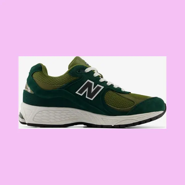 New Balance 2002R Dark Green Olive Green Mustard Shoes - 42.5 thumbnail