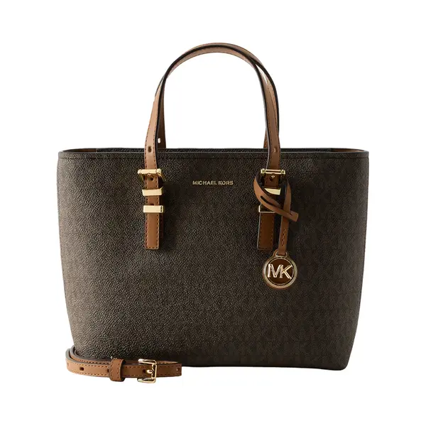 Michael Michael Kors Mk Wandelbare Umhängetasche Quinn Small Mit Signature-Logomuster - Braun - Michael Kors thumbnail