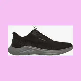 Skechers Garner Herren-Sneaker, Schwarzes Mesh/Synthetik, 40 Eu