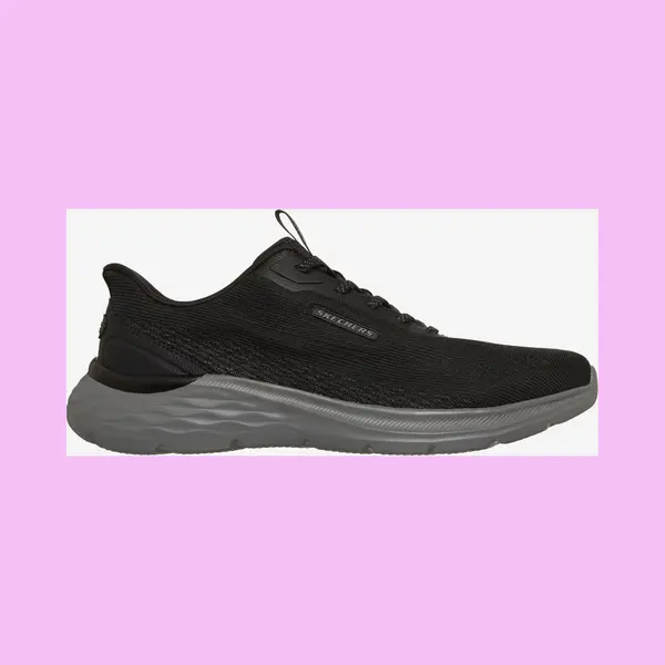 Skechers Garner Herren-Sneaker, Schwarzes Mesh/Synthetik, 40 Eu thumbnail