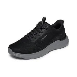 Skechers Garner Herren-Sneaker, Schwarzes Mesh/Synthetik, 42 Eu