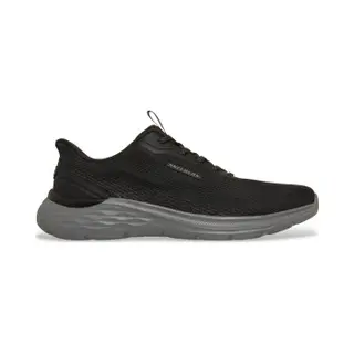Skechers Garner Herren-Sneaker, Schwarzes Mesh/Synthetik, 43 Eu