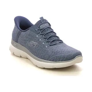 Skechers Arch Fit Summits - Soft Shimmer Textile Damen Schiefer Sneakers