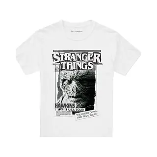 Stranger Things Season 5 - Newspaper Vecna T-Shirt Weiß In Xl