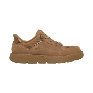 Skechers Damen Keepsakes Cozy Street Hiker Ez Turnschuhe, Chestnut Suede Mesh, 41 Eu