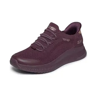 Skechers Damen Bobs Squad 4 Dire Step Turnschuhe, Burgundy Engineered Knit, 40 Eu