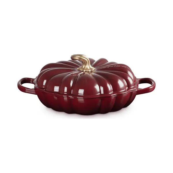 Le Creuset Emaillierter Kürbis-Schmortopf Aus Gusseisen, 2, 75 Qt, Rhone thumbnail