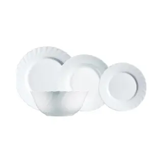Luminarc Dajar Tafelservice, Weiß