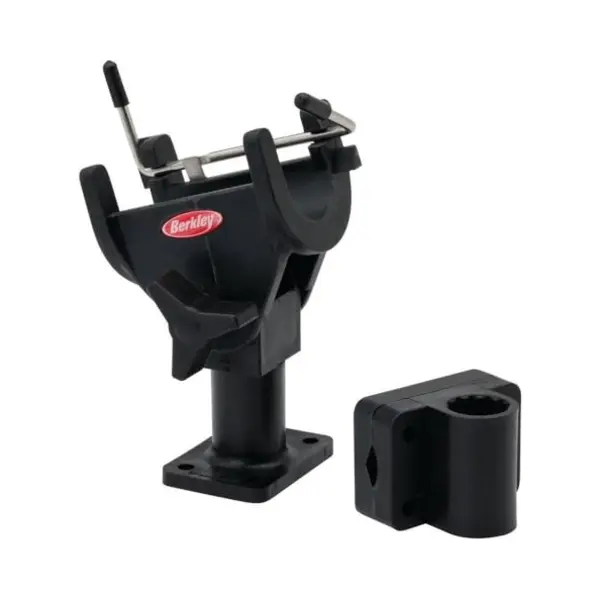 Berkley Tec Tool Quick Set Dock Rod Holder - Fully Adjustable Rod Holder For All Rod Types, Easily Fit To Your Inflatable Boat, Belly Boat, Or Other thumbnail
