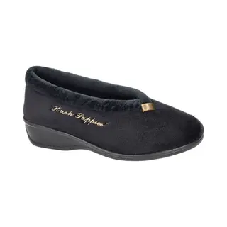 Hush Puppies -Dames - Zwart - Pantoffels - Maat 41