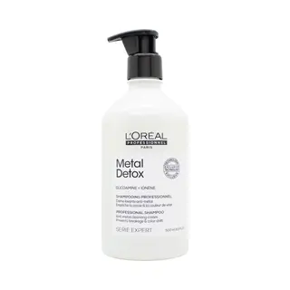 L'Oréal Professionnel Metal Detox Shampoo - Reinigende En Beschermende Shampoo - Voor Beschadigd Haar - 500 Ml