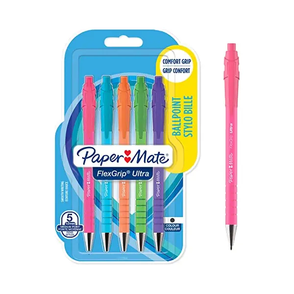 Paper Mate Pm Fxgrp Rt M Brights Blk BL5 Pe thumbnail