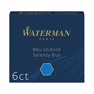 Waterman S0110950 penvulling Blauw 6 stuk(s)