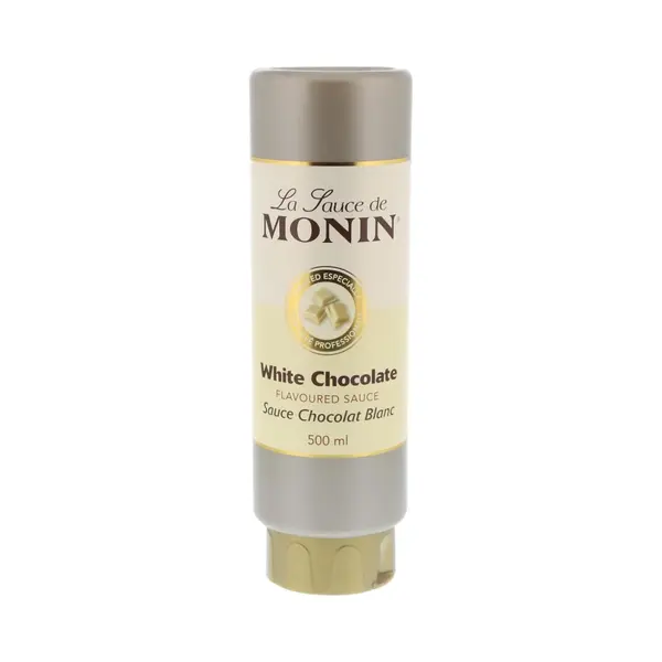 Monin 362002 Dessert Sirup/Soße Weiße Schokolade 500 ml 650 g Dessertsoße thumbnail