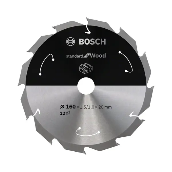 Bosch 160X1.5/1X20 T12 circular saw blade 16 cm 1 pc(s) thumbnail