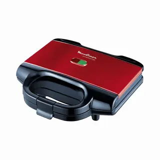 Moulinex SM180811 sandwich maker 650 W Zwart, Rood