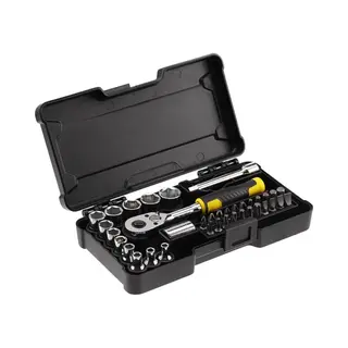 Stanley STMT82672-0 ratelsleutel 6,7,8,9,10,11,12,13,14 mm 1 stuk(s) Zwart, Geel 72