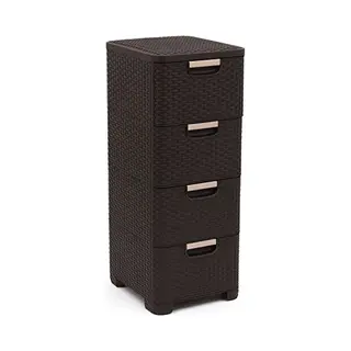 Curver Regal Mit 4 Schubladen Style