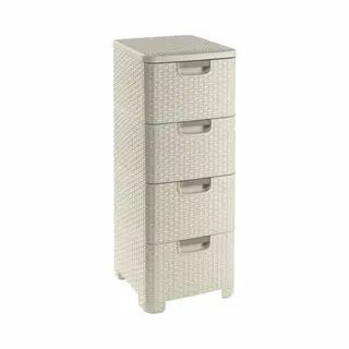 Curver Style Ladesysteem - 4x 14L - Vintage Wit