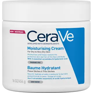CeraVe Hydraterende Crème - Voor Droge Tot Zeer Droge Huid - Met Hyaluronzuur En 3 Essentiële Ceramiden - 454g