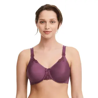 Chantelle Hedona Beugel Bh - Blauw - Stevige Kanten Bh Met Goede Ondersteuning - 95B - Paars
