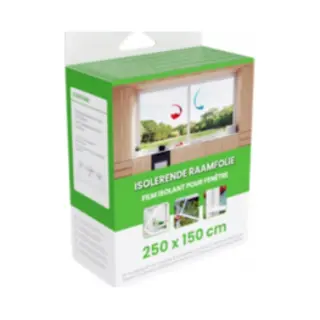 Mac Lean products MacLean Isolerende Raamfolie 250x150cm - Klittenbandsluiting - Isolatiefolie Tegen Kou En Tocht