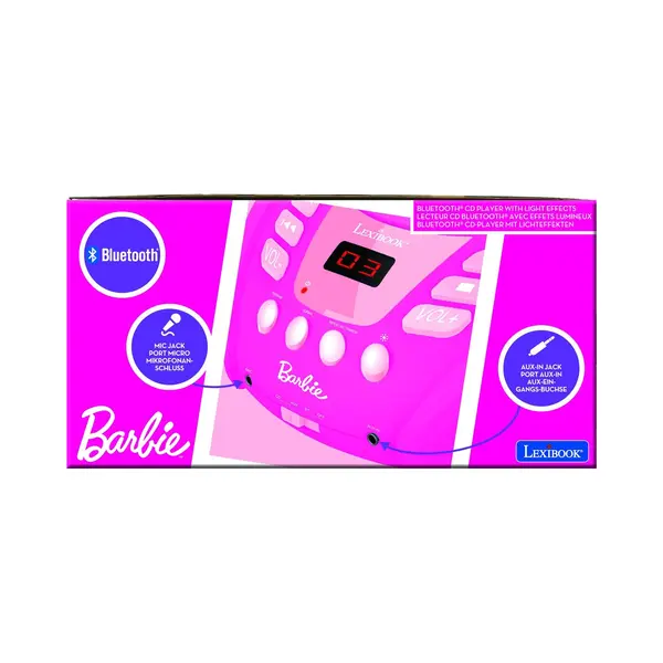 Lexibook Barbie RCD109BB cd-speler Draagbare cd-speler Roze thumbnail