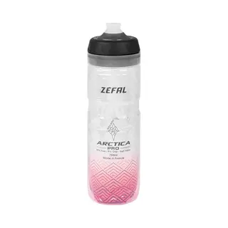 Zefal Artica Pro 75 Fahrrad- Trinkflasche, Silber/Rot, 750Ml