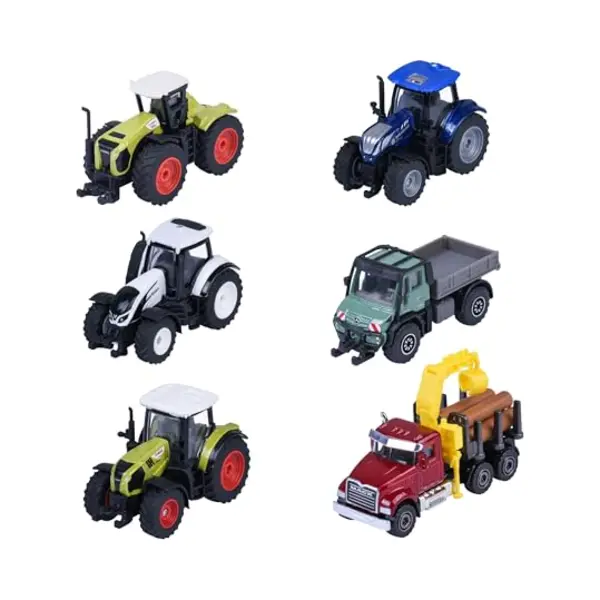 Majorette Auto Farm Premium (1 Model Car) - Metal Farm Toy With Freewheel & Moving Parts, Random Selection Of 6 Toy Cars For Children From 3 Years, thumbnail