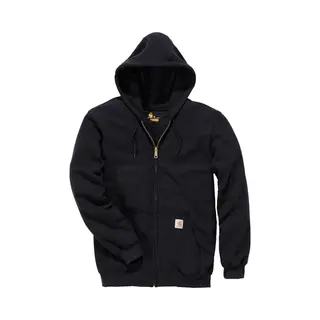 Carhartt Herren Zip Hooded Sweatshirt, Black Blk, Xl
