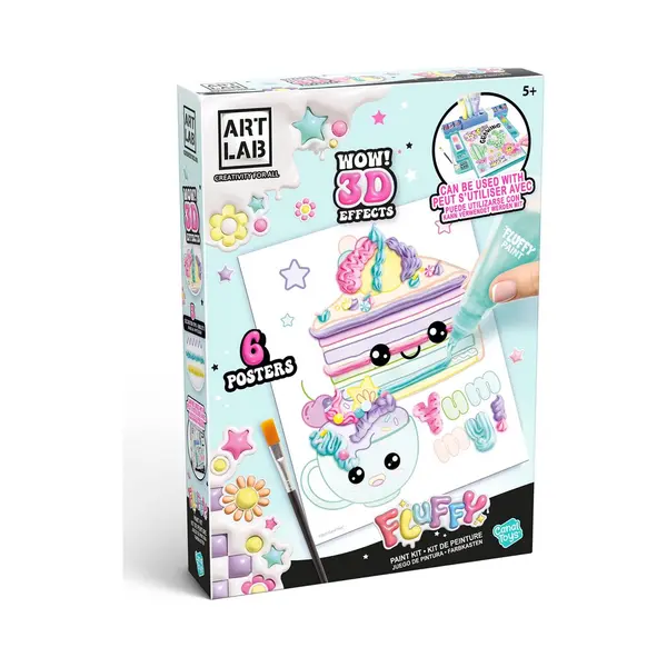 Art Lab Kit Voor Pluizige Verf thumbnail