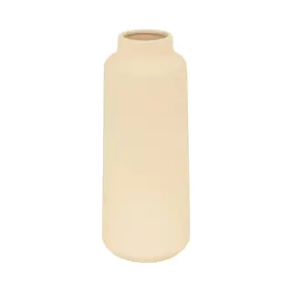Atmosphera Createur D'interieur Atmosphera - Keramische Vaas Rily Beige, Hoogte 30 Cm