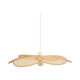 Atmosphera Hanglamp Bamboe Bloem - Ø62xH94cm - Beige