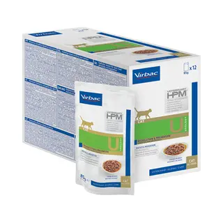 Virbac Veterinary Hpm Dietetic Cat - Dissolution & Prevention - 12 X 85 G