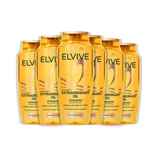 L'Oréal Paris L’Oréal Paris Elvive Extraordinary Oil Shampoo - Voor Droog Haar - Met Marula- En Camelia-olie - 6x 250 Ml