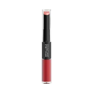L'Oréal Paris Infaillible 24H Lipstick - Langhoudende 2-staps Lipstick Met Vitamine E - 501 Timeless Red - Rood - 5.7ml