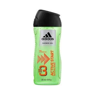 Adidas Active Start 250 ml Douchegel Mannen Lichaam & haar Citroen, Munt