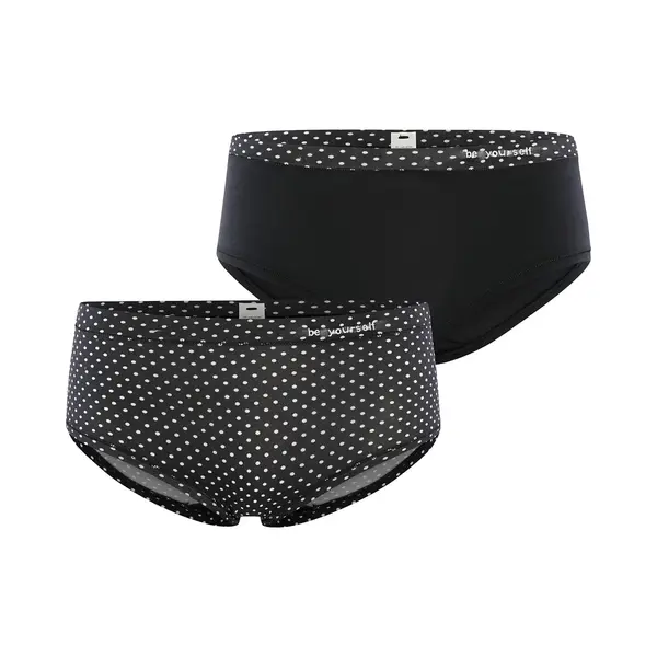 Dim Body Mouv Dames Boxer- 2-Pack -Zwart/Zwart- Maat S thumbnail