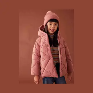 Vertbaudet Steppjacke 1006551034 Wärmendes Teddyfleece-Futter