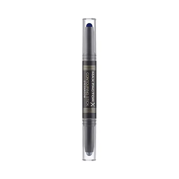 Max Factor Contouring Stick oogschaduw 003 Silver Storm & Midnight Blue Mat, Satijn thumbnail