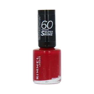 Rimmel 60 Sekunden Super Shine Nagellack 8 ml Roter Glanz
