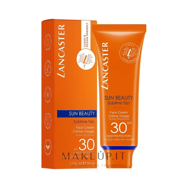 Lancaster Sun Beauty Sunscreen cream Face 30 Adults thumbnail