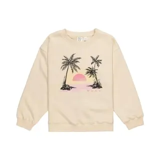 Roxy Morning Hike Terry Rg Sweatshirt Beige 16 Years Meisje