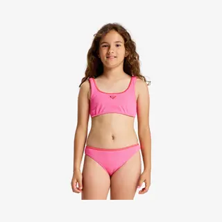 Roxy Aruba - Ensemble Bikini Bralette Deux Pièces Pour Filles 6-16 Ans