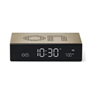 Lexon Flip Premium Digitale wekker Goud