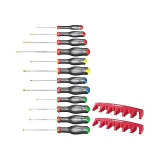 Facom Schraubendreher-Set 12-tlg + 2 Halter